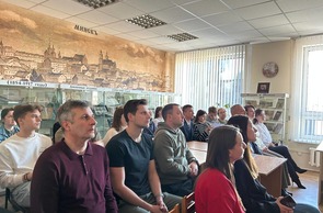 Посещение коллективом ГУ «БелИСА» экскурсии-презентации «По рельсам истории»