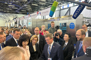 Сергей Шлычков представил коллективную экспозицию в рамках XII Форума регионов России и Беларуси