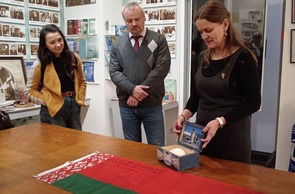 Коллектив ГУ «БелИСА» посетил музей истории Национальной академии наук Беларуси