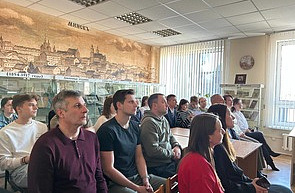 Посещение коллективом ГУ «БелИСА» экскурсии-презентации «По рельсам истории»